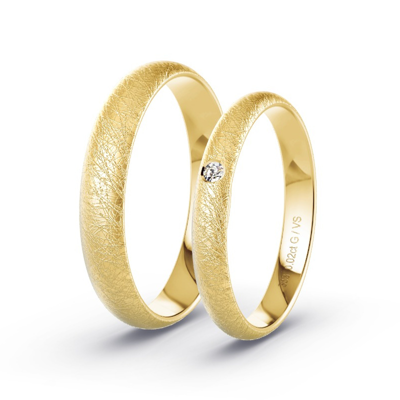 Alianzas Oro amarillo - 0.02 kt Diamantes - Modelo N°1011 Alianzas Oro amarillo - 0.02 kt Diamantes - Modelo N°1011