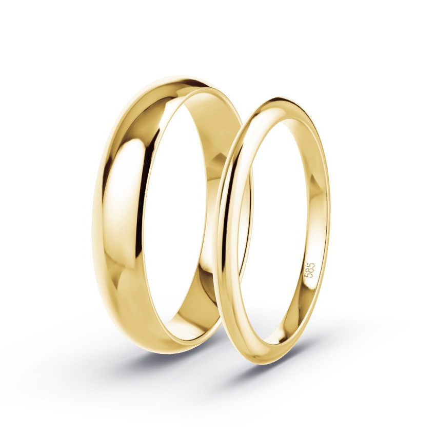 Alianzas Oro amarillo - Modelo N°1024 Alianzas Oro amarillo - Modelo N°1024