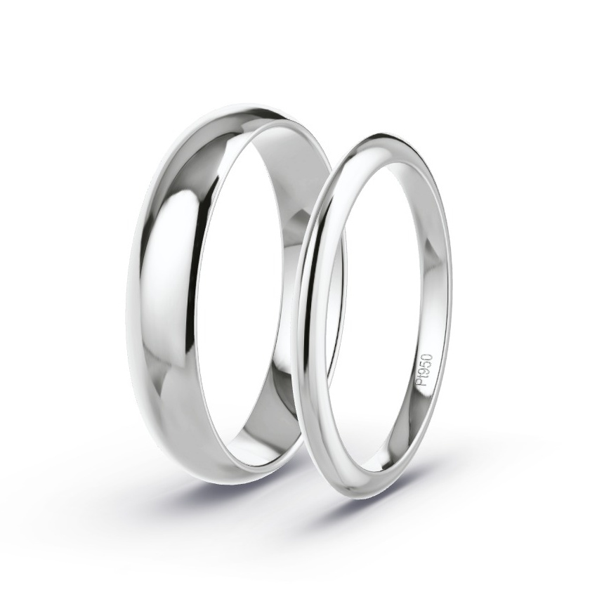 Alianzas Platino - Modelo N°1024 Alianzas Platino - Modelo N°1024