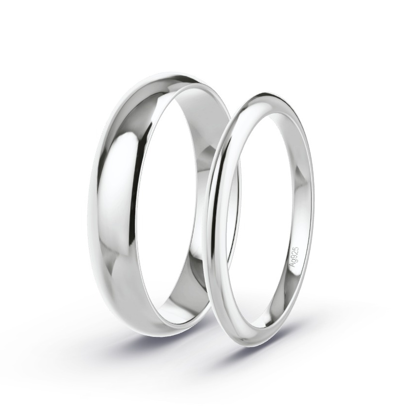 Alianzas Plata - Modelo N°1024 Alianzas Plata - Modelo N°1024