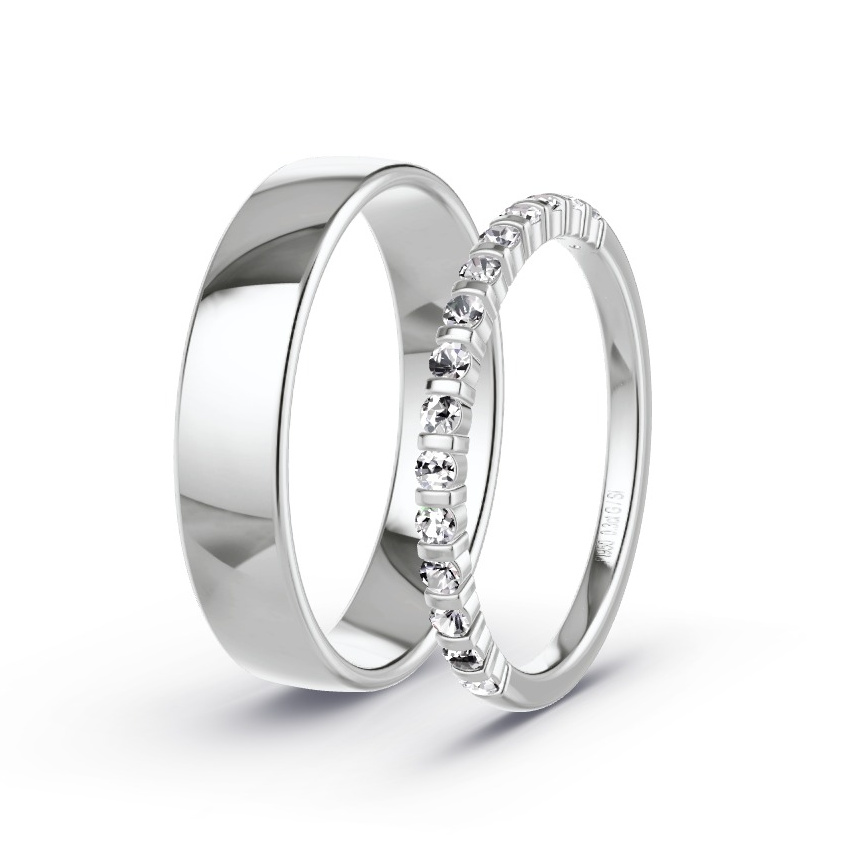 Alianzas Platino - 0.30 kt Diamantes - Modelo N°1038 Alianzas Platino - 0.30 kt Diamantes - Modelo N°1038