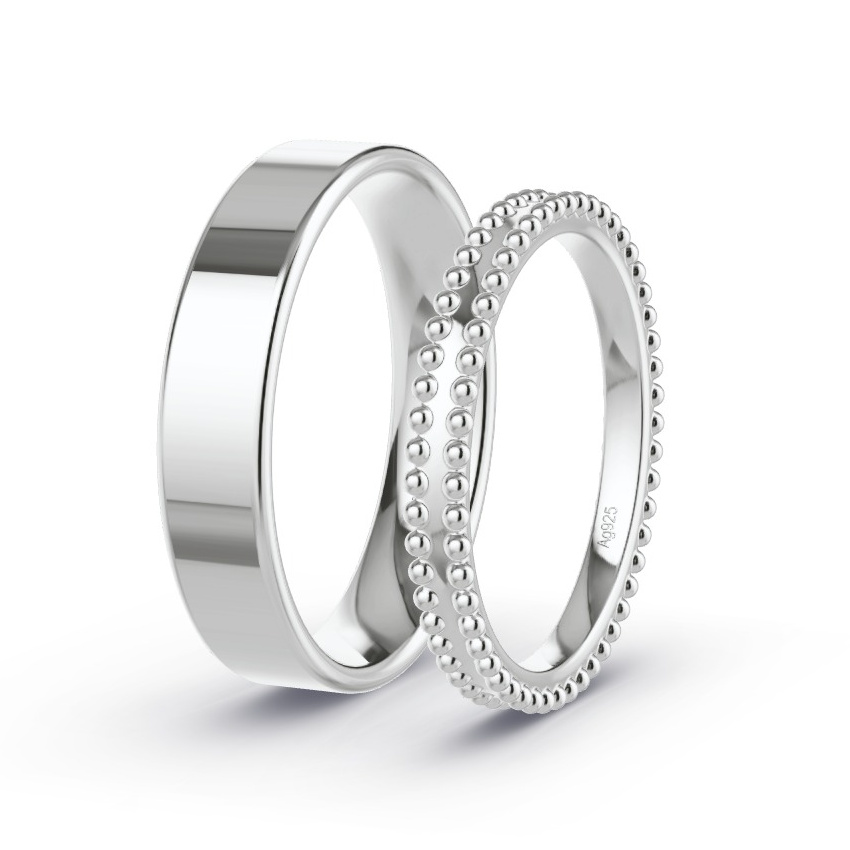 Alianzas Plata - Modelo N°1065 Alianzas Plata - Modelo N°1065