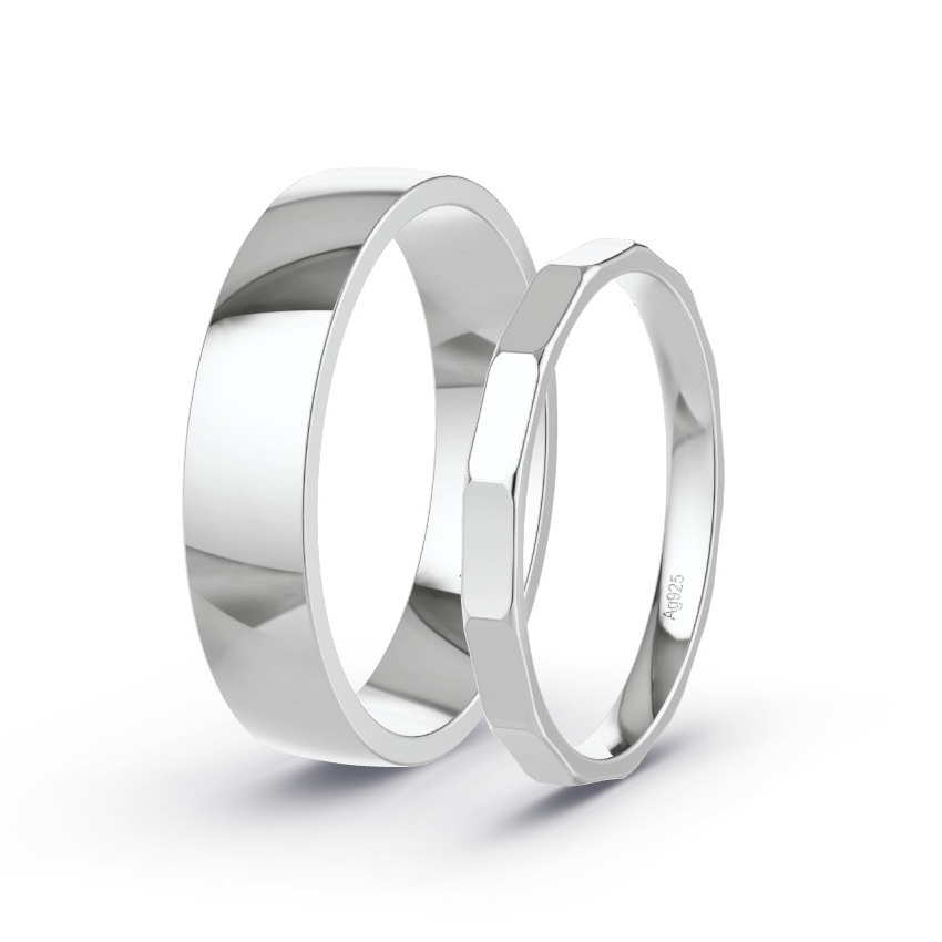 Alianzas Plata - Modelo N°1074 Alianzas Plata - Modelo N°1074