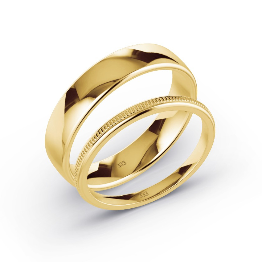 Anillos De Boda Oro Amarillo - Modelo N°1634 De