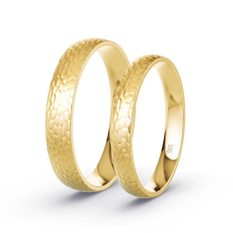 Alianzas Oro amarillo -  Diamantes - Modelo N°1601