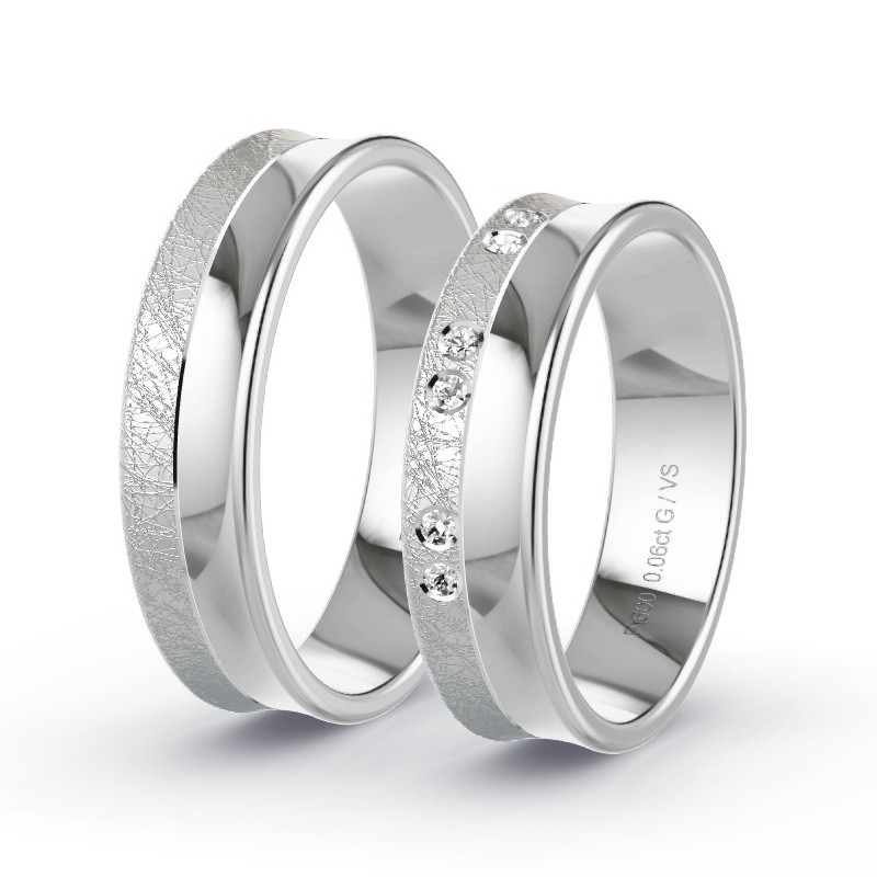 Alianzas Platino - 0.06 kt Diamantes - Modelo N°1671