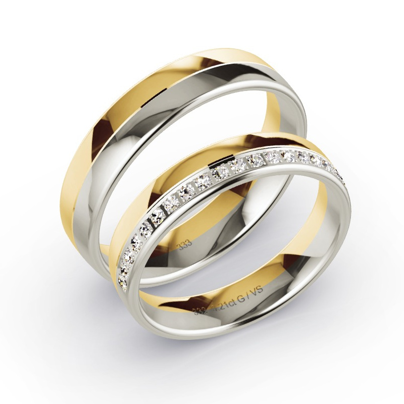Anillos De Boda Oro Amarillo - Modelo N°1634 De