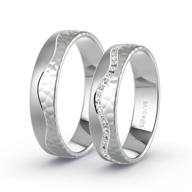 Alianzas Paladio - 0.28 kt Diamantes - Modelo N°1696