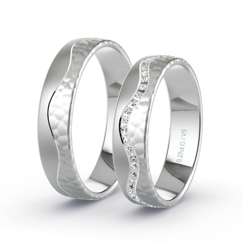Alianzas Platino - 0.28 kt Diamantes - Modelo N°1696