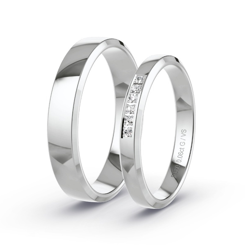 Alianzas Platino - 0.06 kt Diamantes - Modelo N°1732