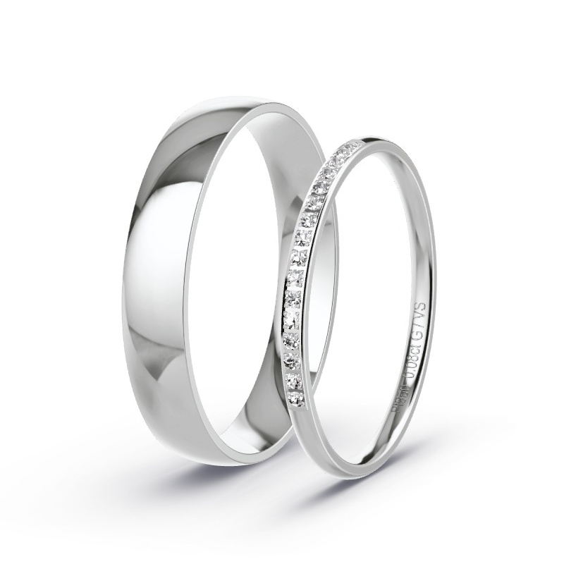 Alianzas Platino - 0.08 kt Diamantes - Modelo N°1738