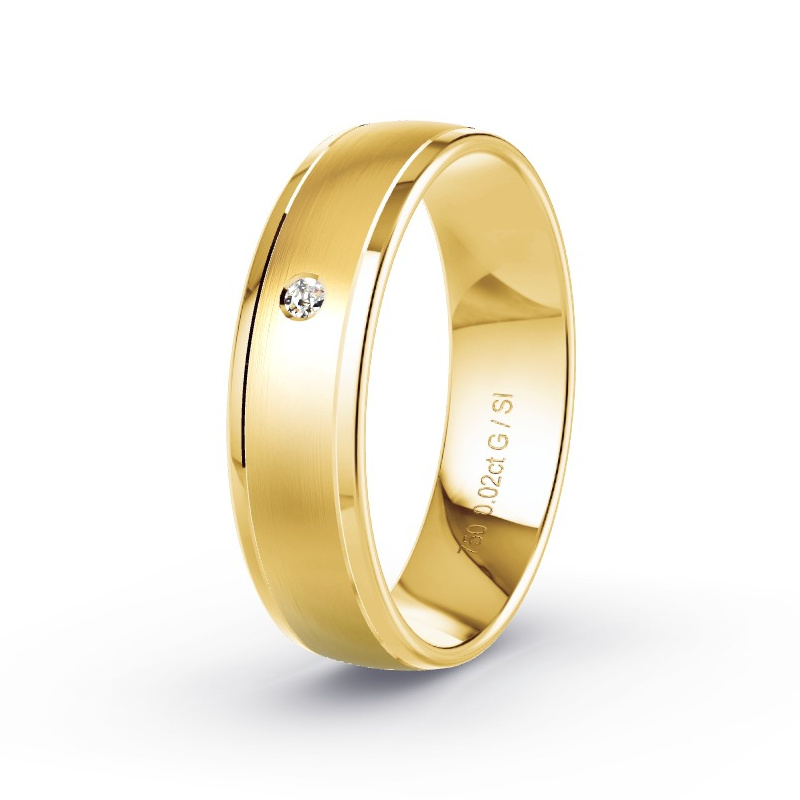 Alianza Oro amarillo - 0.02 kt Diamantes - Modelo N°2167 Alianza Oro amarillo - 0.02 kt Diamantes - Modelo N°2167