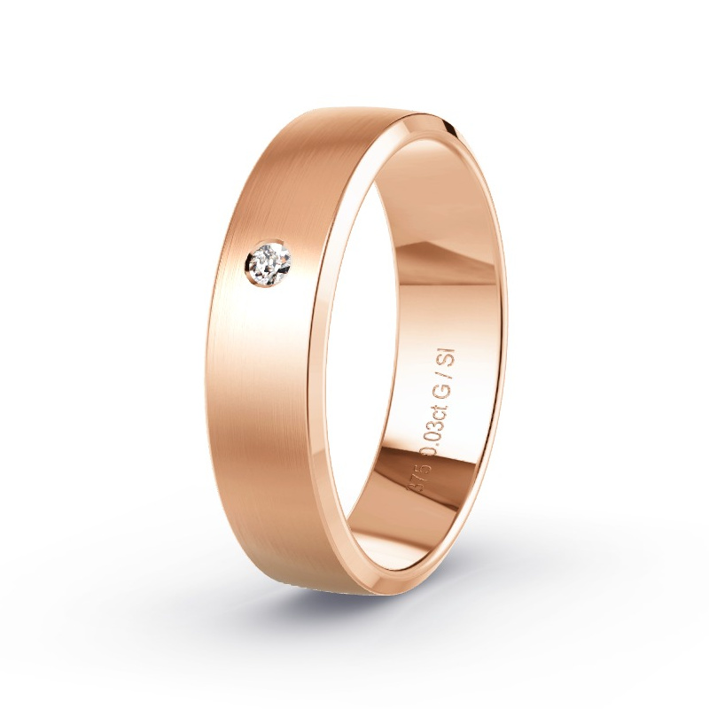 Alianza Oro rosa - 0.03 kt Diamantes - Modelo N°2169 Alianza Oro rosa - 0.03 kt Diamantes - Modelo N°2169