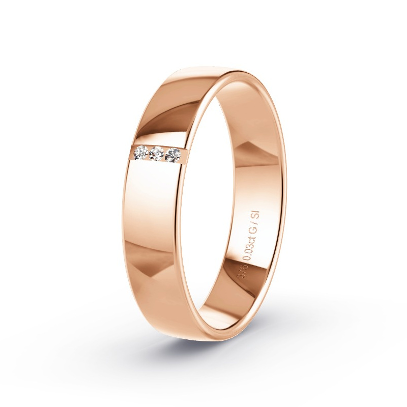 Alianza Oro rosa - 0.03 kt Diamantes - Modelo N°2176 Alianza Oro rosa - 0.03 kt Diamantes - Modelo N°2176