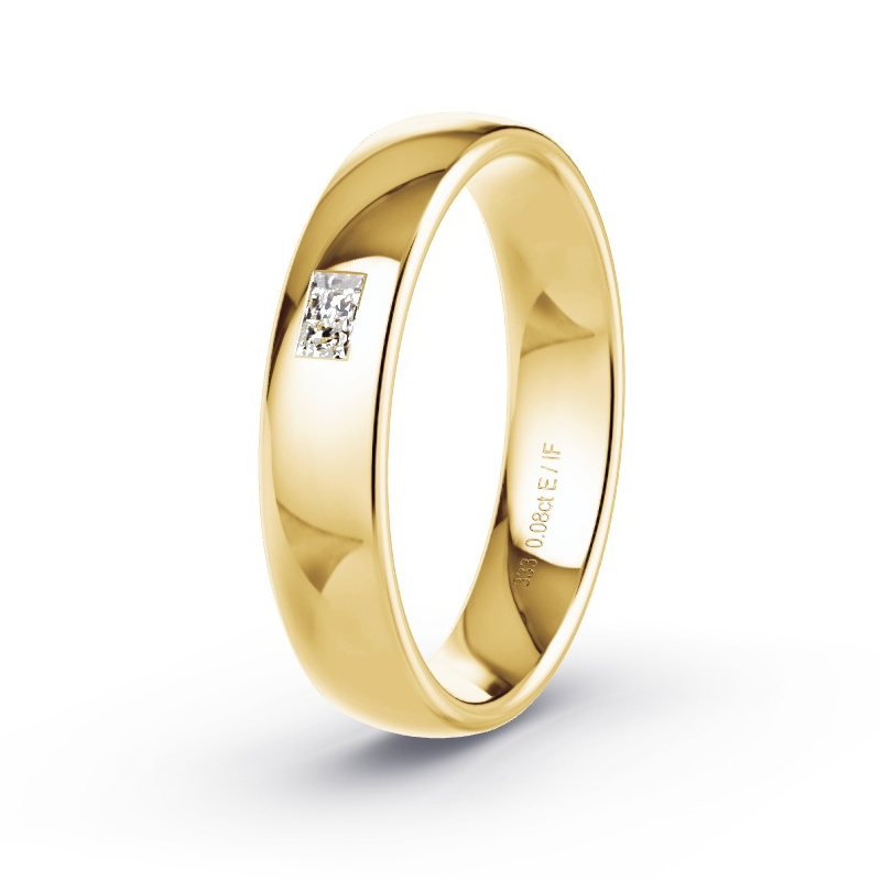 Alianza Oro amarillo - 0.08 kt Diamantes - Modelo N°2178 Alianza Oro amarillo - 0.08 kt Diamantes - Modelo N°2178