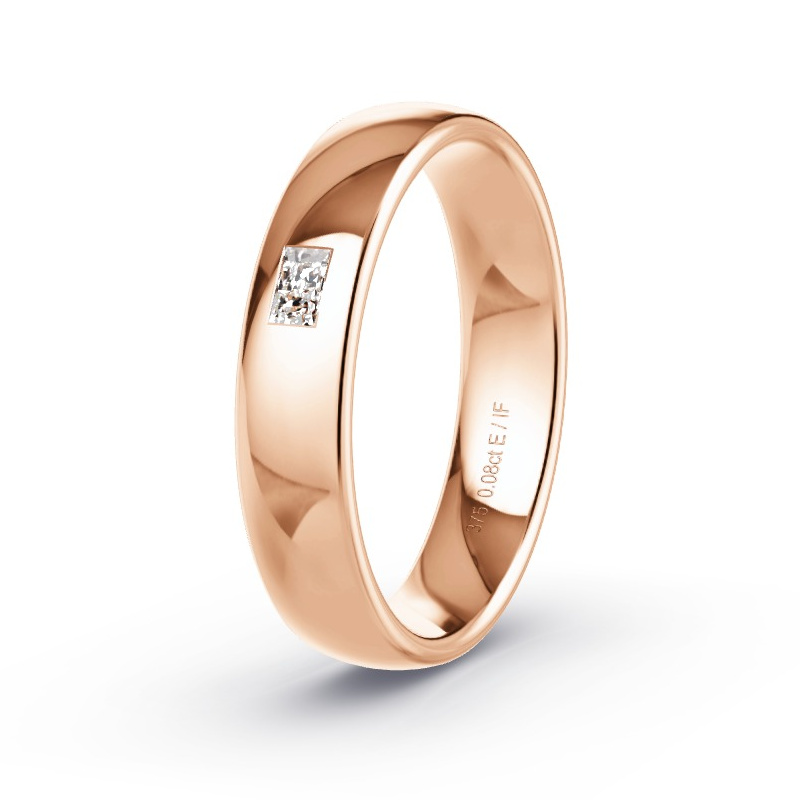 Alianza Oro rosa - 0.08 kt Diamantes - Modelo N°2178 Alianza Oro rosa - 0.08 kt Diamantes - Modelo N°2178