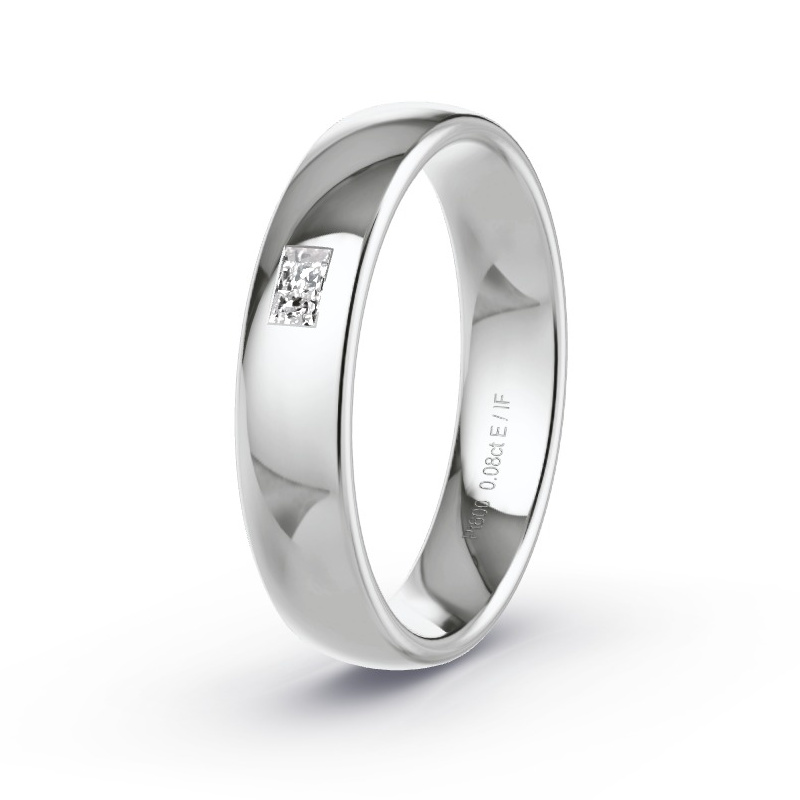 Alianza Platino - 0.08 kt Diamantes - Modelo N°2178 Alianza Platino - 0.08 kt Diamantes - Modelo N°2178
