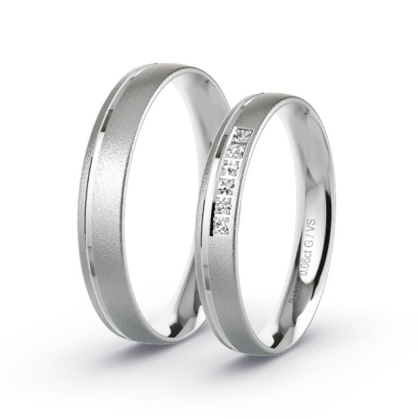 Alianzas Paladio - 0.06 kt Diamantes - Modelo N°1008