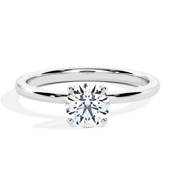 Anillo de compromiso Oro blanco - 0.15 kt Brillante - Modelo N°3013, Solitario