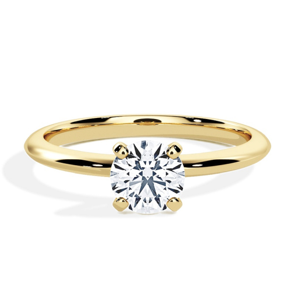 Anillo de compromiso Oro amarillo - 0.30 kt Brillante - Modelo N°3021, Solitario