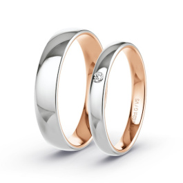 Anillos De Boda Oro Blanco - Modelo N°1635 De